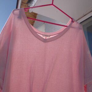 Beautiful Light Pink Soft Knit Women's Shirt By Heimious